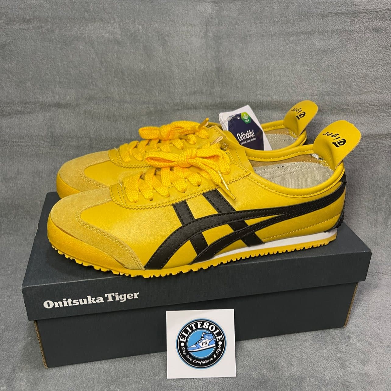 Onitsuka Yellow background